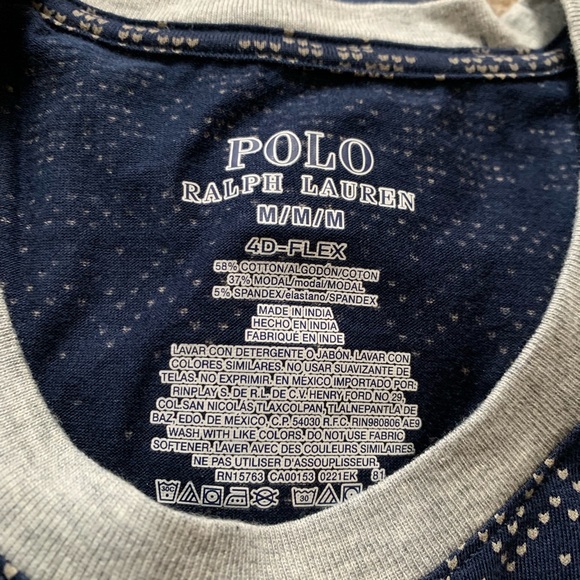 Polo Ralph Lauren men Christmas snowflake cotton pajama set - Picture 2 of 5